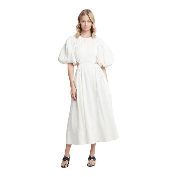 Aje revitalize Cutout Midi Dress Size 4 NWOT - Picture 6 of 11